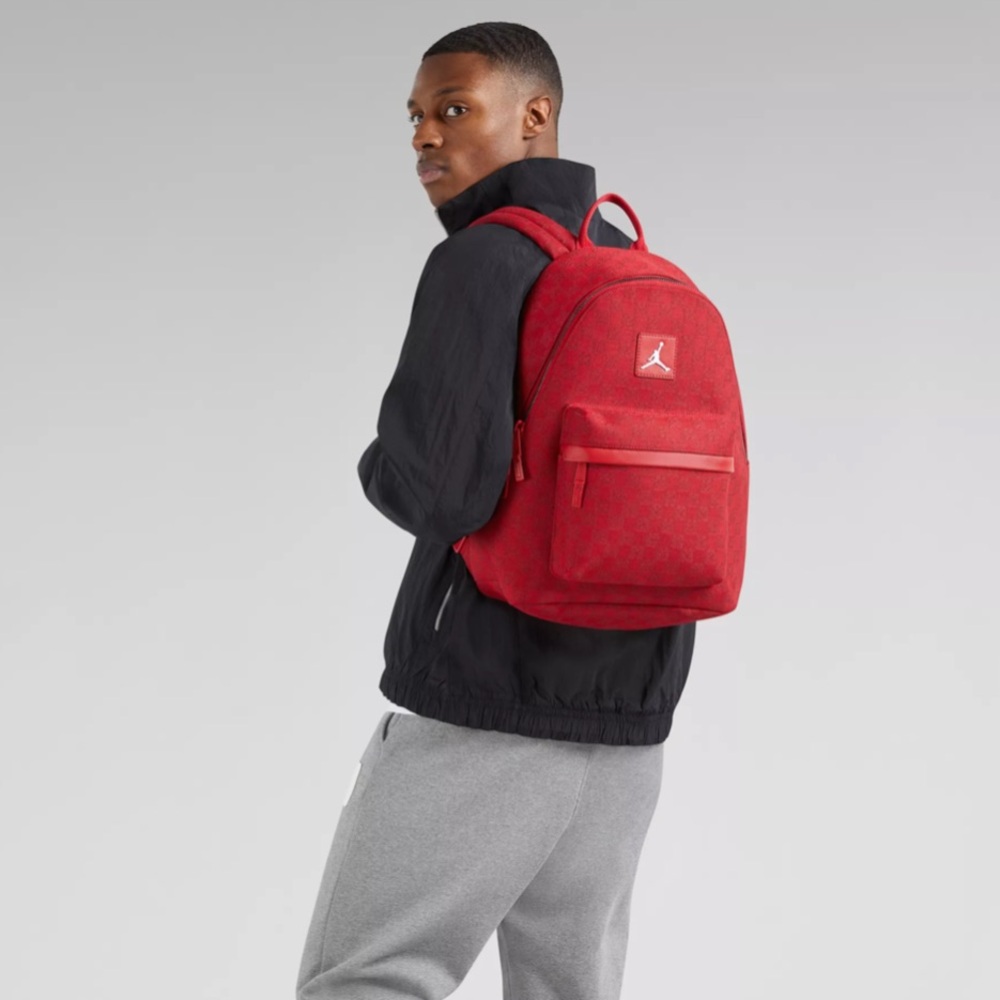 Jordan monogram Red Backpack - Picture 2 of 5